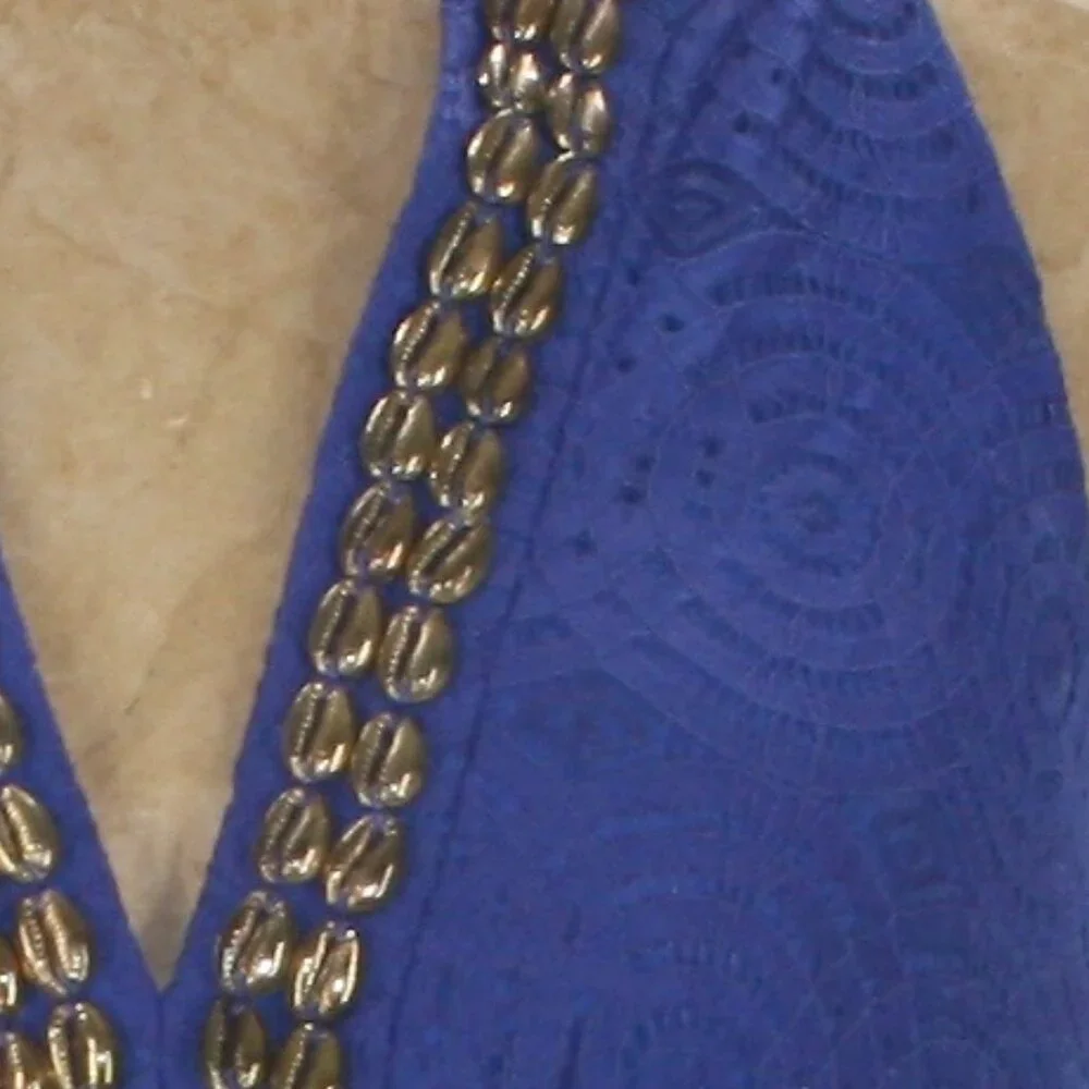 LILLY PULITZER ACHELLE Dress Swing Sleeveless Resortwear Summer Beach Blue XXS - Picture 3 of 15